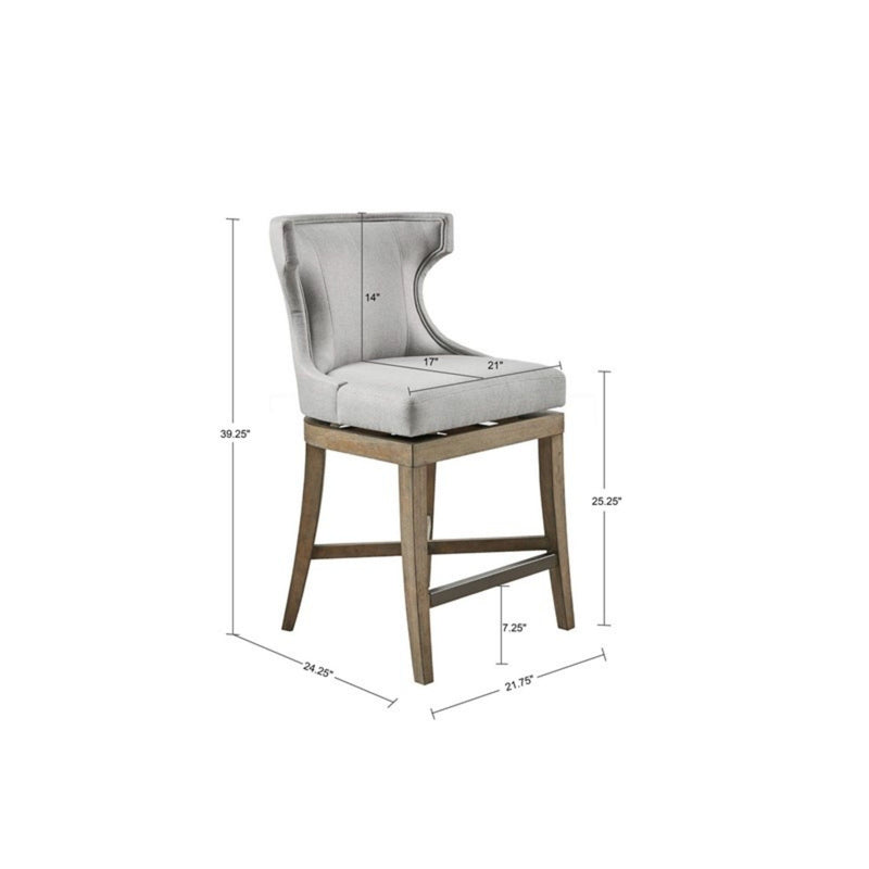 Carson - Counter Stool With Swivel Seat - R&R Furniture Gallery (Fountain Valley, CA)
