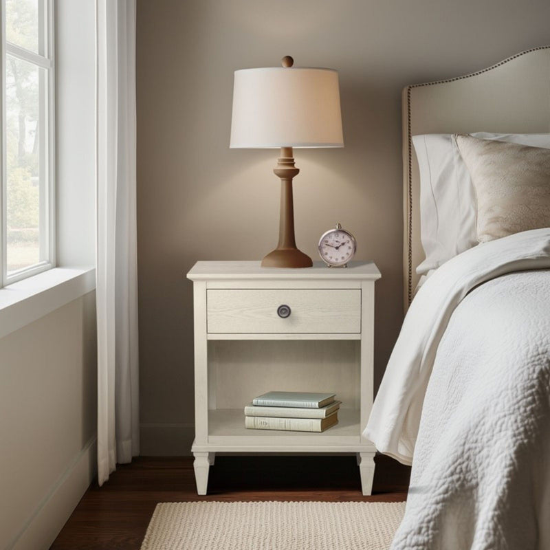 Victoria - Nightstand With Open Storage - R&R Furniture Gallery (Fountain Valley, CA)