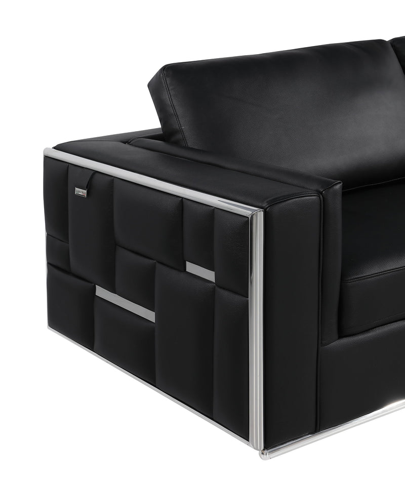 1130 - Top Grain Italian Leather Sofa - R&R Furniture Gallery (Fountain Valley, CA)