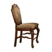 Chateau De Ville - Counter Height Chair (Set of 2) - Fabric & Cherry - R&R Furniture Gallery (Fountain Valley, CA)