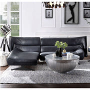 Maeko - Sectional Sofa - Dark Gray Top Grain Leather - R&R Furniture Gallery (Fountain Valley, CA)