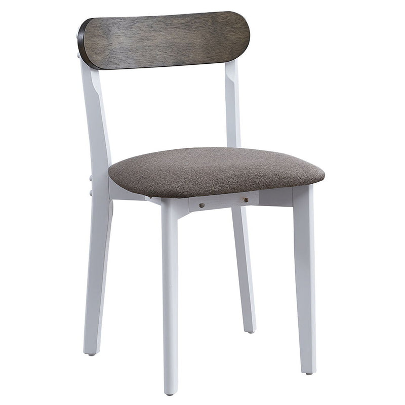 Fidelity - 5 Piece Dining Set - White & Gray - R&R Furniture Gallery (Fountain Valley, CA)
