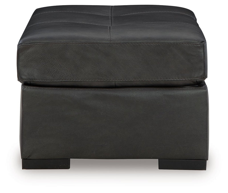 Brindley Pier - Oversized Accent Ottoman - Fog - R&R Furniture Gallery (Fountain Valley, CA)