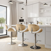 Marana - Handcrafted Bentwood Adjustable Swivel Bar Stool - R&R Furniture Gallery (Fountain Valley, CA)
