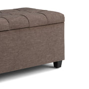 Sienna - Upholstered Storage Ottoman Bench - R&R Furniture Gallery (Fountain Valley, CA)