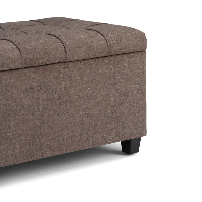 Sienna - Upholstered Storage Ottoman Bench - R&R Furniture Gallery (Fountain Valley, CA)