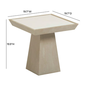 Coco - Side Table - Washed Ash - R&R Furniture Gallery (Fountain Valley, CA)