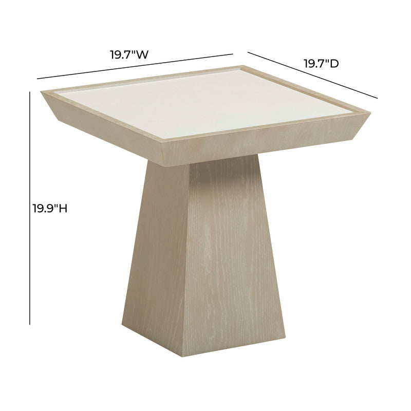 Coco - Side Table - Washed Ash - R&R Furniture Gallery (Fountain Valley, CA)