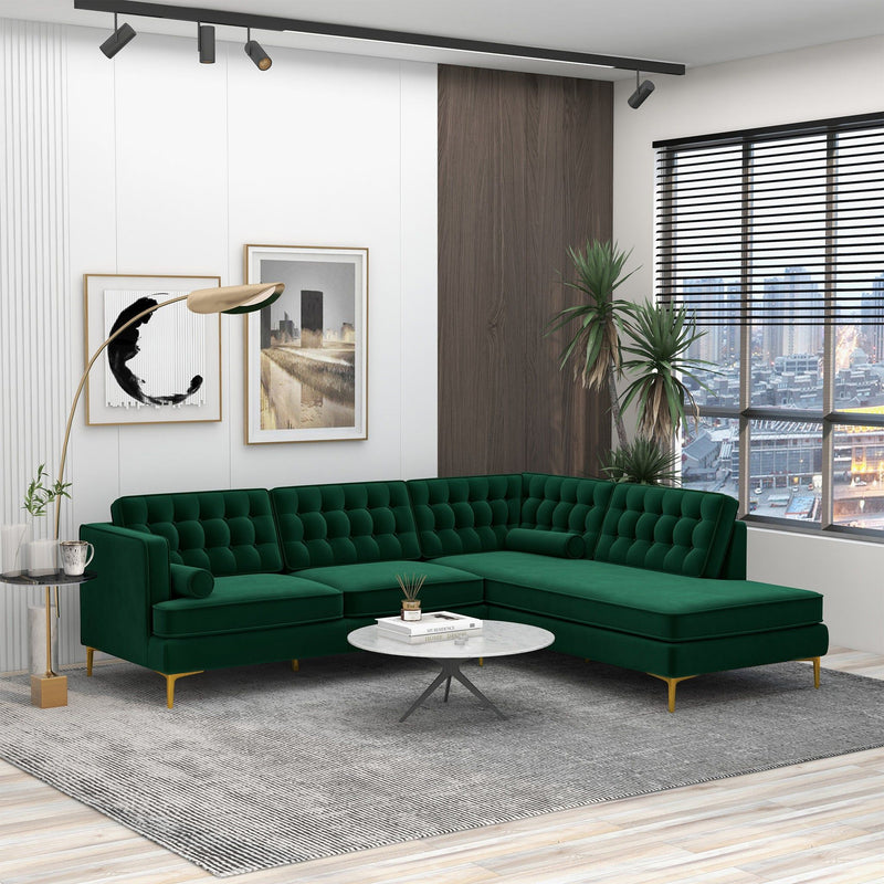 Brooke - Modern Design Sectional Sofa - R&R Furniture Gallery (Fountain Valley, CA)