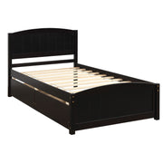 Platform Bed & Headboard, Footboard And Wood Slat Support - R&R Furniture Gallery (Fountain Valley, CA)