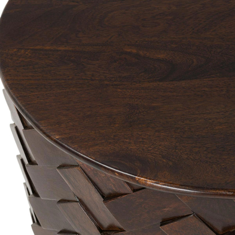 Shira - Mango Wood 24" Round Table - R&R Furniture Gallery (Fountain Valley, CA)