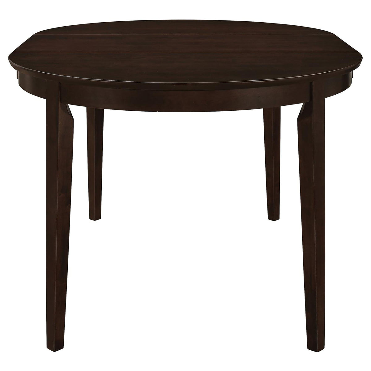 Elmira - Oval Dining Table With Leaf Extension - Brown