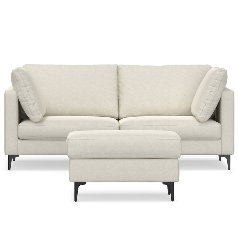 Ava - Mid Century Sofa With Ottoman Set - R&R Furniture Gallery (Fountain Valley, CA)