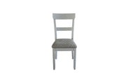 House Marchese - Side Chair (Set of 2) - Two Tone Gray Fabric & Pearl Gray - R&R Furniture Gallery (Fountain Valley, CA)