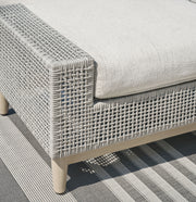 Seton Creek - Ottoman With Cushion - Gray - R&R Furniture Gallery (Fountain Valley, CA)