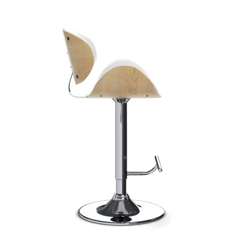 Marana - Handcrafted Bentwood Adjustable Swivel Bar Stool - R&R Furniture Gallery (Fountain Valley, CA)