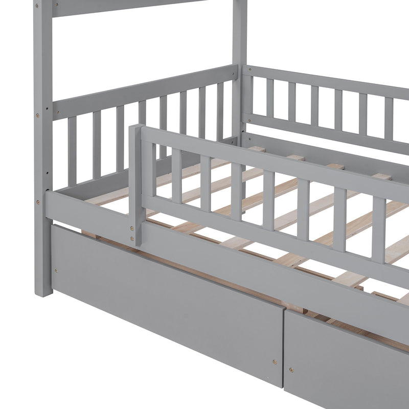 House Bed With 2 Drawers - R&R Furniture Gallery (Fountain Valley, CA)