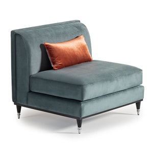 La Francaise - Armless Accent Chair - R&R Furniture Gallery (Fountain Valley, CA)