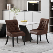 Cheney - Contemporary Dining Chair Tufted Upholstery (Set of 2) - R&R Furniture Gallery (Fountain Valley, CA)