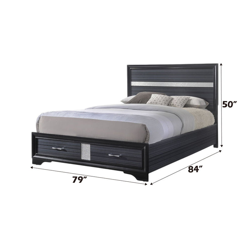Naima - Bed w/Storage - R&R Furniture Gallery (Fountain Valley, CA)