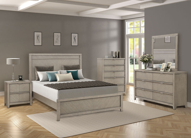 6 Drawer Dresser - Light Gray - R&R Furniture Gallery (Fountain Valley, CA)