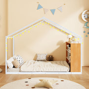 Bed House Frame With Shelves And Lights - R&R Furniture Gallery (Fountain Valley, CA)