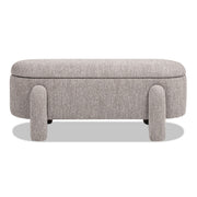 Hugo - Oval Fully Upholstered Storage Bench - R&R Furniture Gallery (Fountain Valley, CA)