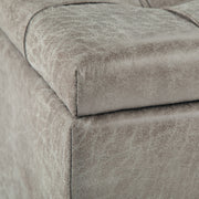 Harrison - Upholstered Coffee Table Storage Ottoman - R&R Furniture Gallery (Fountain Valley, CA)