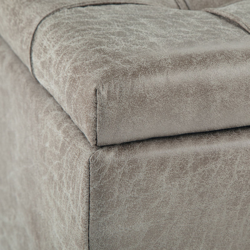 Harrison - Upholstered Coffee Table Storage Ottoman - R&R Furniture Gallery (Fountain Valley, CA)