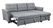 Avery - Sleeper Sectional Sofa With Reversible Storage Chaise - Light Gray - R&R Furniture Gallery (Fountain Valley, CA)