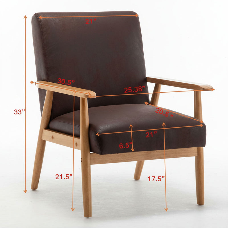 Wide Classic Mid-Century Modern Arm Chair - R&R Furniture Gallery (Fountain Valley, CA)