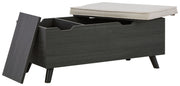 Yarlow - Storage Bench - Dark Gray - R&R Furniture Gallery (Fountain Valley, CA)