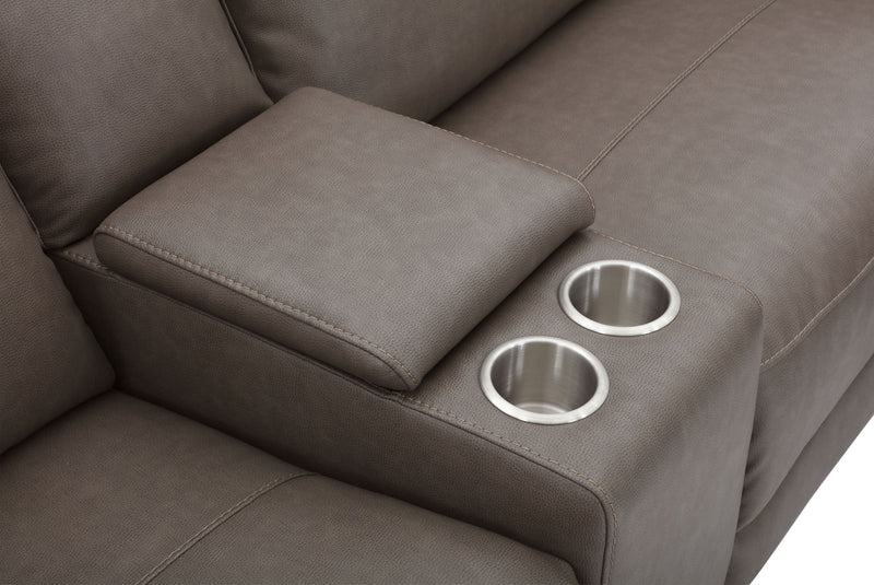 Momentum - Modular Power Reclining Sectional With Power Adjustable Headrests - R&R Furniture Gallery (Fountain Valley, CA)