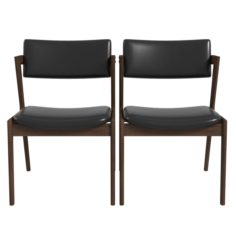 Edwin - Mid-Century Modern Dining Chair (Set of 2) - R&R Furniture Gallery (Fountain Valley, CA)
