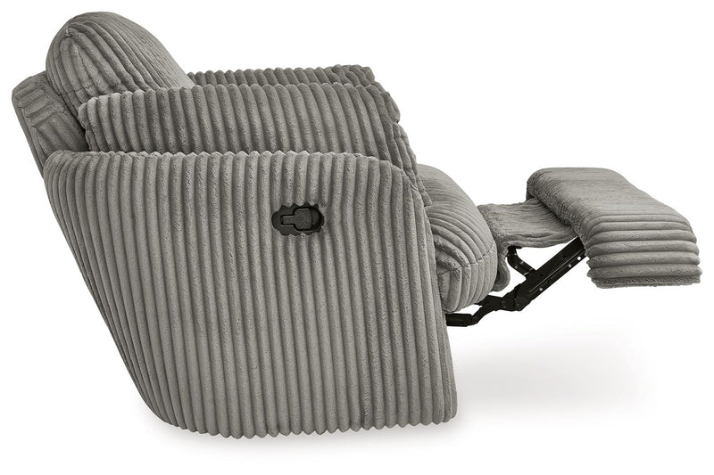 Tie-breaker - Swivel Glider Recliner - R&R Furniture Gallery (Fountain Valley, CA)