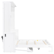 Murphy Bed With Desk, LED Lights & USB Charging Station - R&R Furniture Gallery (Fountain Valley, CA)
