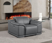 2679 - Power Reclining Chair With Power Headrest In Genuine Leather - R&R Furniture Gallery (Fountain Valley, CA)
