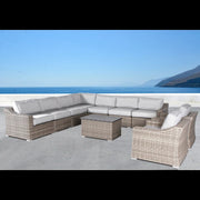 Stylish Sofa Seating Group With Cushions Perfect For Outdoor Gatherings - R&R Furniture Gallery (Fountain Valley, CA)