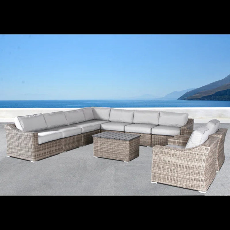 Stylish Sofa Seating Group With Cushions Perfect For Outdoor Gatherings - R&R Furniture Gallery (Fountain Valley, CA)