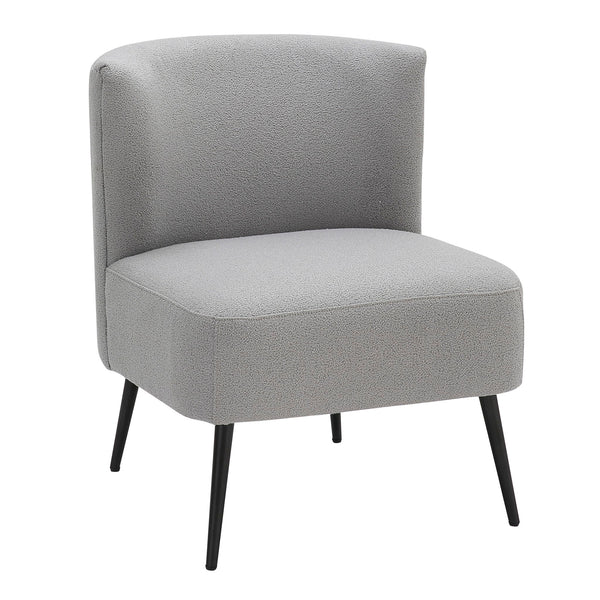 Fran - Contemporary Slipper Chair - Gray
