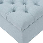 Glouster - Contemporary Storage Ottoman With Button Tufted Design - R&R Furniture Gallery (Fountain Valley, CA)