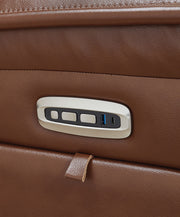 Healy Pier - Power Recliner / Adj Headrest - Chocolate - R&R Furniture Gallery (Fountain Valley, CA)