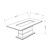 Ariya - Dining Table - R&R Furniture Gallery (Fountain Valley, CA)
