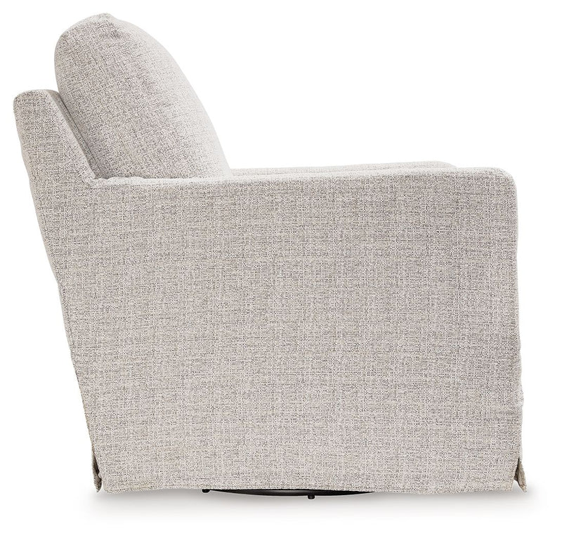 Nenana Next-Gen Nuvella - Swivel Glider Accent Chair - R&R Furniture Gallery (Fountain Valley, CA)
