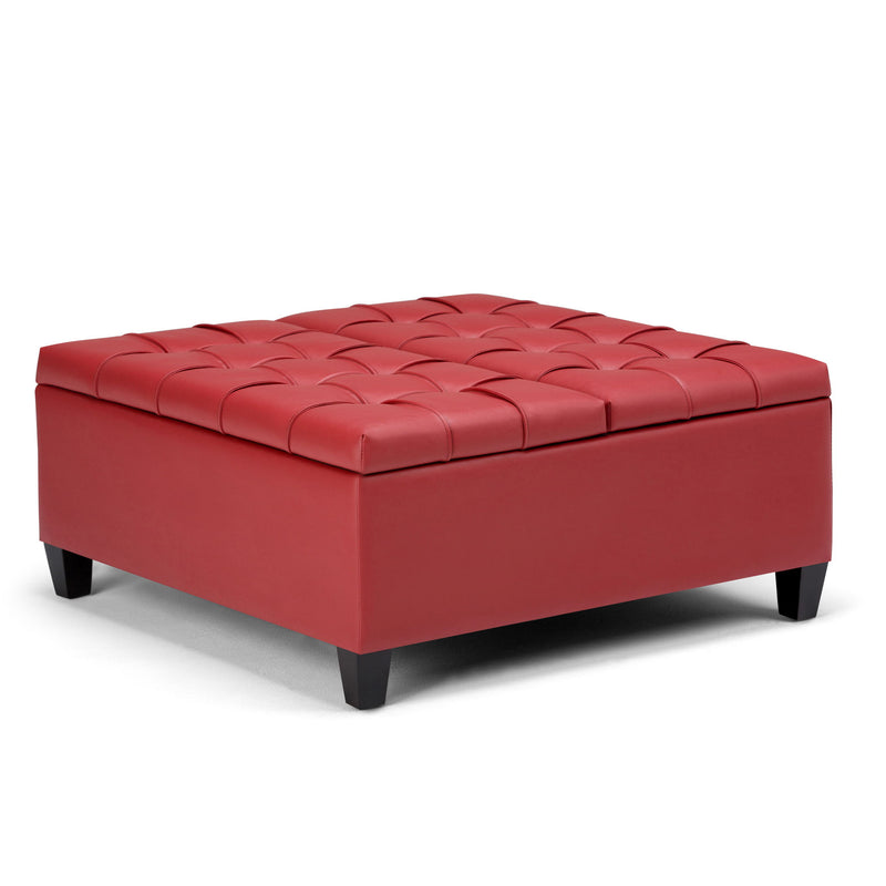 Harrison - Upholstered Coffee Table Storage Ottoman - R&R Furniture Gallery (Fountain Valley, CA)