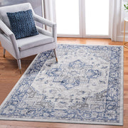 Marfi - 6' X 9' Oriental Area Rug - Blue / Gray - R&R Furniture Gallery (Fountain Valley, CA)
