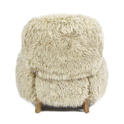 Enchante - New Zealand Sheepskin Accent Arm Chair - Taupe / Natural - R&R Furniture Gallery (Fountain Valley, CA)