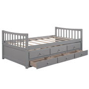 Twin Size Daybed With Trundle And Drawers - R&R Furniture Gallery (Fountain Valley, CA)