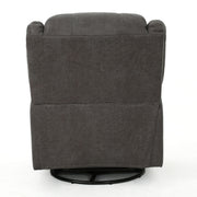 Noble House contemporary swivel glider recliner chair with plush upholstery and smooth swivel and gliding functions.