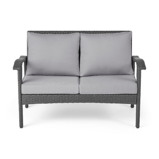 Honolulu - Loveseat - Gray / Silver - R&R Furniture Gallery (Fountain Valley, CA)
